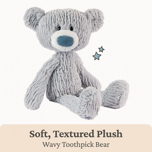 Gund Toothpick Bear 15" Plush Toy - Wavy |  1 year+ | Baby Soft Toy | Stuffed Toy